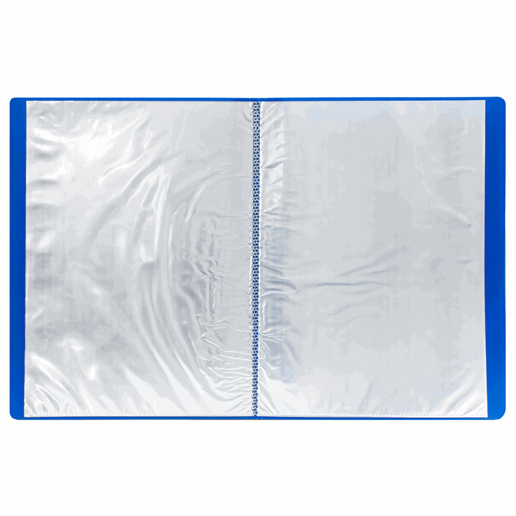 Папка пластикова А4, з 50 файлами, синя H-Tone (JJ40946-50)